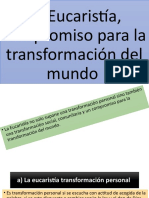 La Eucaristía, Compromiso para La Transformación