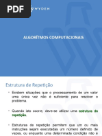 Aula - 04 - Estruturas de Repetição