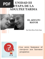 Adultez Tardia Conceptualizacion Teorias Del Envejecimiento Desarrollo Fisico y Sexual PDF