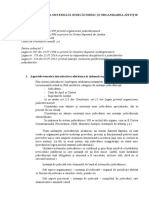 Tema 2 - Structura Și Funcționarea Sistemului de Instanțe Judecătorești. Consiliul Superior Al Magistraturii