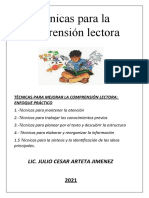 Técnicas para La Comprensión Lectora