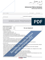 1 Simulado DPE 2 Sem 2021 Defensor Publico Complete