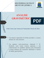 Análise Gravimétrica 20 09