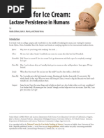 Lactase Persistence Case Study