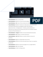Teclas de Acceso Con Atajos Windows