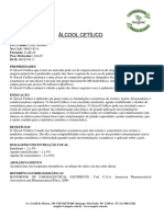 Ficha Tecnica Alcool Cetilico