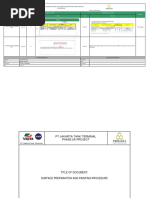 Comment Response Sheet of Surface Preparation and Painting Procedure