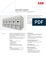 Unigear Zs1 - Single Busbar System: Air-Insulated Switchgear For Power Application