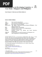 Tax Incentives in Developing Countries - A Case Study-Singapore and Philippines