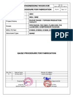 QAQC Procedure For Fabrication