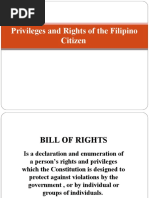 3 Privileges Rights of The Fil People