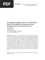 Sumbangan Paradigma Thomas S. Kuhn Dalam Ilmu Dan Pendidikan (Penerapan Metode