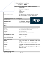 Material Safety Data Sheet Avapolytemp