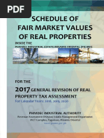 Schedule of Fair Market Values of Real Properties (Small File)