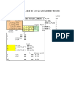 Spheroidal Values For BLLM No. 1: Converting Local Grid To Local Geographic Position