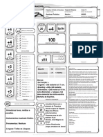 Ficha Oficial D&D 5E Editável em Negrito