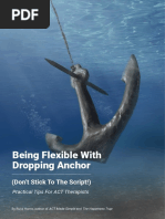 Being Flexible With Dropping Anchor - Ebook by Russ Harris - Updated June 2021