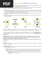 Reducción de Tamaño en Alimentos