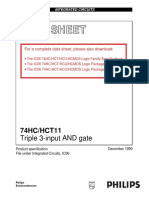 74HC/HCT11 Triple 3-Input AND Gate Datasheet