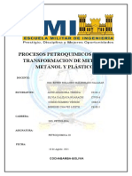 P.Petroquimicos para La Transformacion de Metano