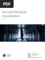 Microsoft DNS Server Documentation: Date Author Product