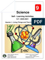 Science: Self - Learning Activities