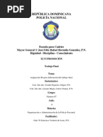 Administracion y Organizacion Policial Trabajo Practico Final Cadete