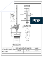 Details of Footing, Tie Beam and Column