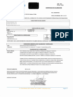 Certificado Calibración - Nivel Topográfico