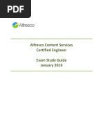 Alfresco Content Services Certified Engineer Exam Study Guide January 2019