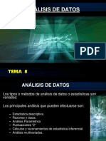 Análisis de Datos: Tema 8