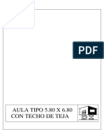 Aulas Una Sola 5.80x6.80