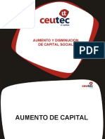 Aumento y Disminucion Capital Social