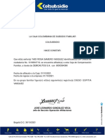 José Leonardo González Vega Jefe de Sección Operación Afiliaciones