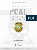 1 Simulado Completo - PCAL 2021 (Pós-Edital) - Projeto Caveira