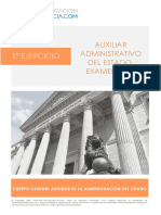 Examen Auxiliar Administrativo Del Estado 2018