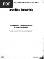 Procédés Industriels: Traitement Thermique Des Fibres Chimiques