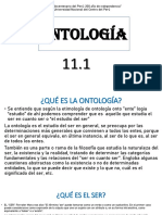 11.1 Ontología: "Año Del Bicentenario Del Perú: 200 Año de Independencia" Universidad Nacional Del Centro Del Perú