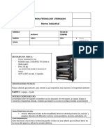 Horno Industrial Ficha Tecnica