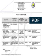 School Action Plan in NDEP 2019 2020