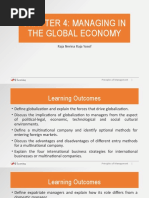 Chapter 4 Managing in The Global Economy