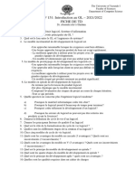 INF 151: Introduction Au GL - 2021/2022 Fiche de TD