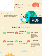 Learning Task 3.3:: Timeline of Species Extinction