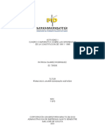 Actividad 1 Cuadro Comparativo Sobre Diferencias de La Constitucion de 1991 y 1986