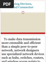 Networking Devices Media and Connector