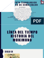 Línea Del Tiempo Historia Del Mukimono