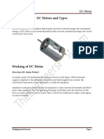 DC Motors and Types