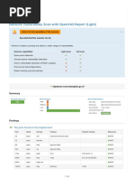 Network Vulnerability Scan With Openvas Report (Light)