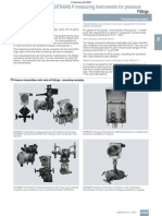 SITRANS P Measuring Instruments For Pressure: Fittings