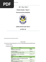 Environment of Pakistan Class 9